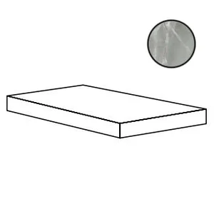 Ступень Cerdomus Jade Perla Ang. Dx Gradino Costa Ret Lev 33x120 полированная