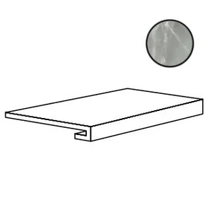 Ступень Cerdomus Jade Perla Gradino Costa Ret Lev 33x120 полированная