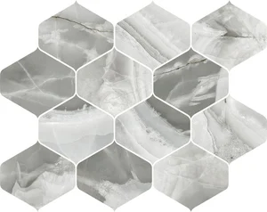 Мозаика Cerdomus Jade Perla Mosaico Ninfa Lev 27,7x35 полированная