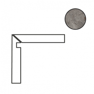 Спецэлемент Cerdomus Karnis Battiscala Sx Charcoal Matt 97461 4,8x120 матовый