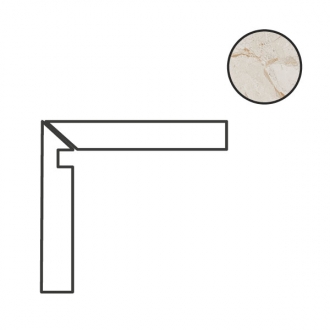 Karnis Battiscala Sx Ivory Levigato 97473