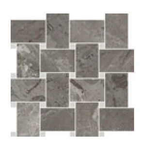 Мозаика Cerdomus Karnis Contrasti Charcoal Matt Con Tozzetto Piombo 97410 30x30 матовая