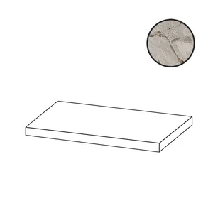 Ступень Cerdomus Karnis Elemento L Angolo Dx Grey Safe 97482 20x60 сатинированная