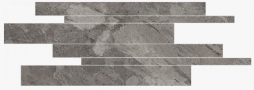 Мозаика Cerdomus Karnis Fascia Brick Charcoal Levigato 97422 20x60 полированная