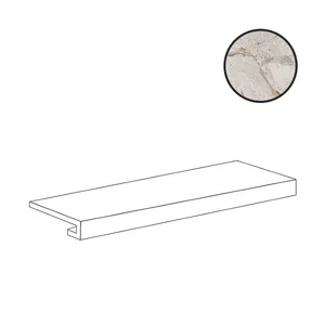 Ступень Cerdomus Karnis Gradino Costa Retta Silver Matt 97495 33x120 матовая