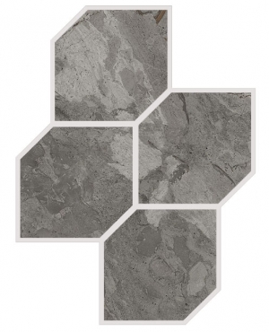 Мозаика Cerdomus Karnis Mosaico Concept Charcoal Levigato 97405 30x40 полированная