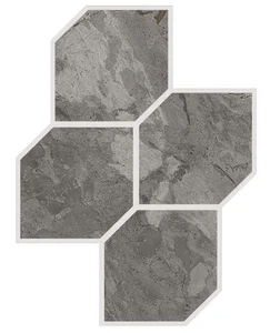 Мозаика Cerdomus Karnis Mosaico Concept Charcoal Levigato 97405 30x40 полированная