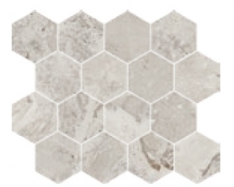 Karnis Mosaico Esagona Silver Matt 97430