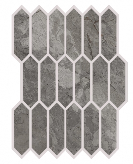 Karnis Mosaico Losanga Charcoal Matt 97436