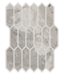 Мозаика Cerdomus Karnis Mosaico Losanga Grey Levigato 97442 30x38 полированная