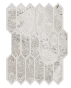 Мозаика Cerdomus Karnis Mosaico Losanga Silver Matt 97440 30x38 матовая