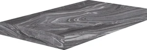 Ступень Cerdomus Luxe Angolo Sn Grad.C.Retta Dark Grey Lev. 75159 33x120 полированная