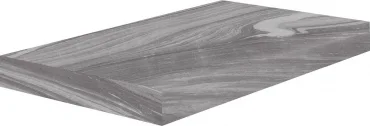 Ступень Cerdomus Luxe Angolo Sn Gradino C.Retta Grey Grip 77126 33x120 матовая