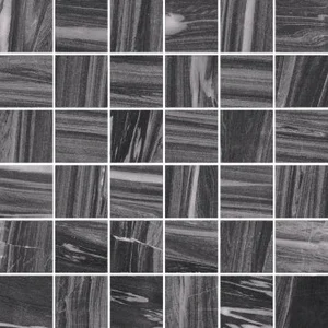 Мозаика Cerdomus Luxe Mosaico 4,7x4,7 Black Nat. 77080 30x30 матовая