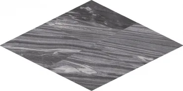 Мозаика Cerdomus Luxe Rombi Dark Grey Lev. 77728 15x30 полированная