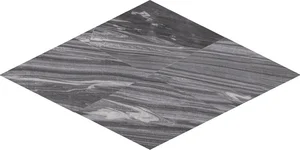 Мозаика Cerdomus Luxe Rombi Dark Grey Lev. 77728 15x30 полированная