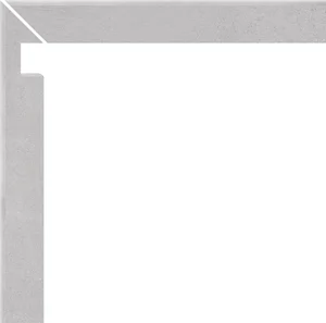Бордюр Cerdomus Marne Battiscala Sn Cemento Ret 460 72170 4,8x60 матовый