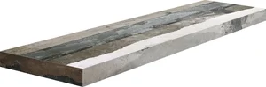 Ступень Cerdomus Materia Angolo Sn Gradino C. Retta Black 64925 33x120 матовая
