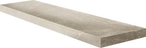Ступень Cerdomus Mexicana Angolo Dx Grad.C.Retta Silver Sat 66198 33x120 сатинированная