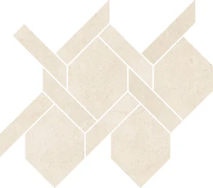 Мозаика Cerdomus Mexicana Intreccio White Nat. Inserto White Lev. 73708 25,8x29,1 полированная
