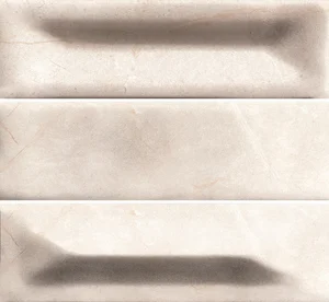 Декоративный элемент Cerdomus Mexicana Mattoncino 3D White (Set 3Pz) (rivestimento) 66085 19,5x20 матовый