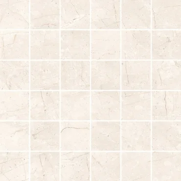 Мозаика Cerdomus Mexicana Mosaico 4,7x4,7 White Lev 73706 30x30 полированная
