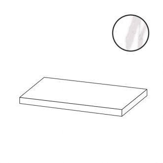 Omnia Angolo Dx Gradino Costa Retta Statuario Matt 89706