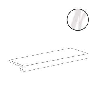 Omnia Angolo Dx Gradino Costa Retta Statuario Safe 89710