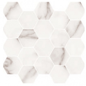 Omnia Mosaico Esagona Statuario Levigato 89746