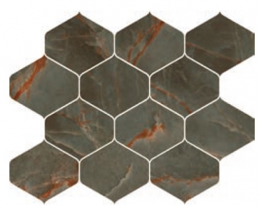 Мозаика Cerdomus Omnia Mosaico Ninfa J'Adore Levigato 89732 27,7x35 полированная