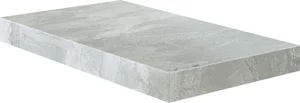 Ступень Cerdomus Oxidia Angolo DX Grad. C. Retta Silver 68933 33x120 матовая