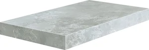 Ступень Cerdomus Oxidia Angolo SN Grad. C. Retta Silver 68937 33x120 матовая