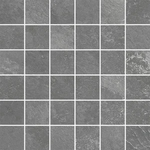 Мозаика Cerdomus Oxidia Mosaico 4,7x4,7 Dark Grey 68924 30x30 матовая