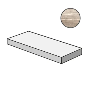 Ступень Cerdomus Shine Angolo Dx Grad.C.Retta Ivory Grip 75574 33x120 структурированная