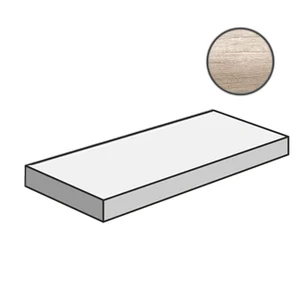 Ступень Cerdomus Shine Angolo Sn Grad.C.Retta Ivory Nat 75320 33x120 матовая
