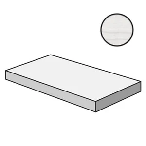 Ступень Cerdomus Skorpion Angolo Sx Grad.C.Retta Silver Nat 80280 33x120 матовая