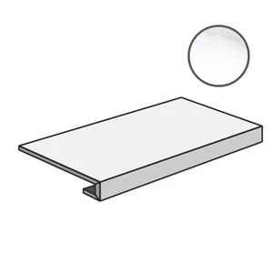 Ступень Cerdomus Statuario Bianco Gradino C.Retta Bianco Nat 72817 33x120 матовая