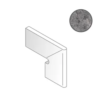 Бордюр Cerdomus Supreme Battiscala Dx Charcoal Nat 75476 4,8x60 матовый