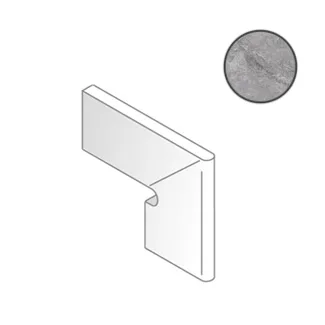 Бордюр Cerdomus Supreme Battiscala Dx Grey Lev 75493 4,8x60 полированный