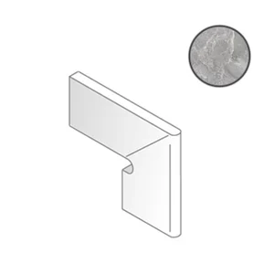 Бордюр Cerdomus Supreme Battiscala Dx Silver Lev 75495 4,8x60 полированный