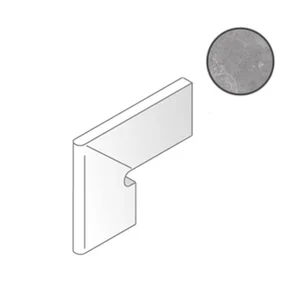 Бордюр Cerdomus Supreme Battiscala Sn Grey Nat 75481 4,8x60 матовый