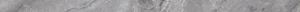 Бордюр Cerdomus Supreme Battiscopa Grey Nat 75473 4,8x120 матовый