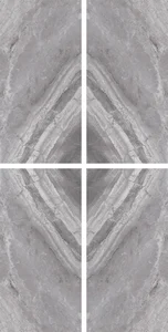Декоративный элемент Cerdomus Supreme Book Match Grey Levigato S/4 77536 60x120 полированный