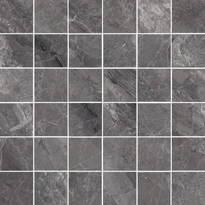 Мозаика Cerdomus Supreme Mosaico 4,7x4,7 Charcoal Lev 75535 30x30 полированная