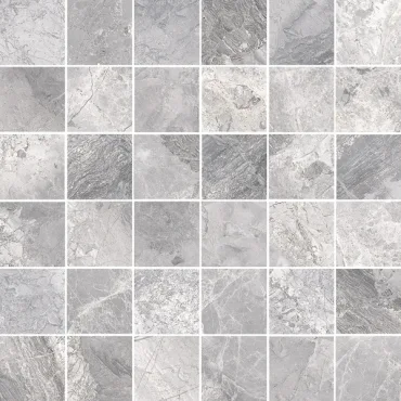 Мозаика Cerdomus Supreme Mosaico 4,7x4,7 Silver Lev 75537 30x30 полированная