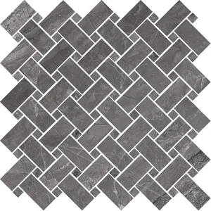 Мозаика Cerdomus Supreme Mosaico Kadi Charcoal Lev 78080 30x30 полированная