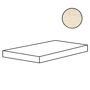 Ступень Cerdomus Sybil Angolo Sx Grad.C.Retta Beige Lev. 84555 33x120 полированная