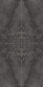 Декоративный элемент Cerdomus Sybil Book Match Black Lev. 84131 120x240 полированный