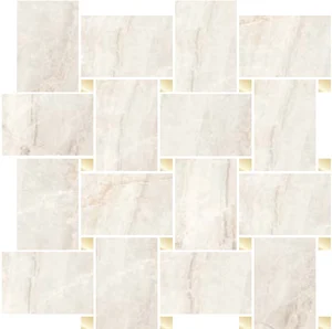 Мозаика Cerdomus Sybil Contrasti Ivory Lev. con Tozz. Oro 84497 30x30 полированная