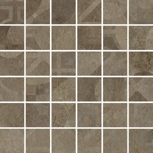 Мозаика Cerdomus Verve Mosaico Vintage 4,7x4,7 Brown 62166 30x30 матовая